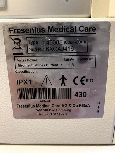 Gebraucht Fresenius Medical Care 4008E (Option H) Dialysegerät