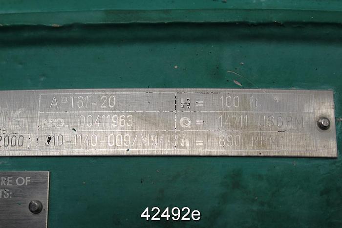 Used Sulzer APT 61-20 20x20x28 Pump #42492