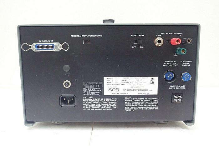 Used ISCO Model UA-5 Absorbance Fluorescence Detector