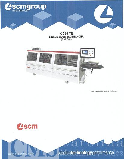 Used 2017 SCMI Olimpic K360 Edgebander