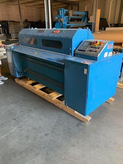 Used 60" ROSENTHAL SHEETER MODEL WM-5HIRSHEAAAAP-OK24 W/ OUTPUT CONVEYOR