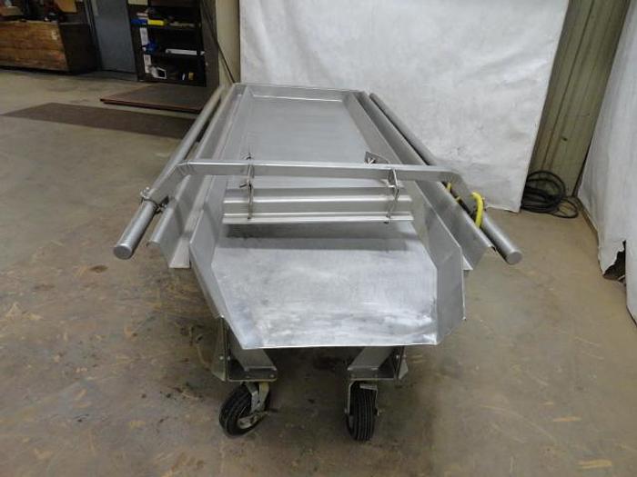 Used Key Technologies Vibratory Conveyor; 24" x 8', Md#412868
