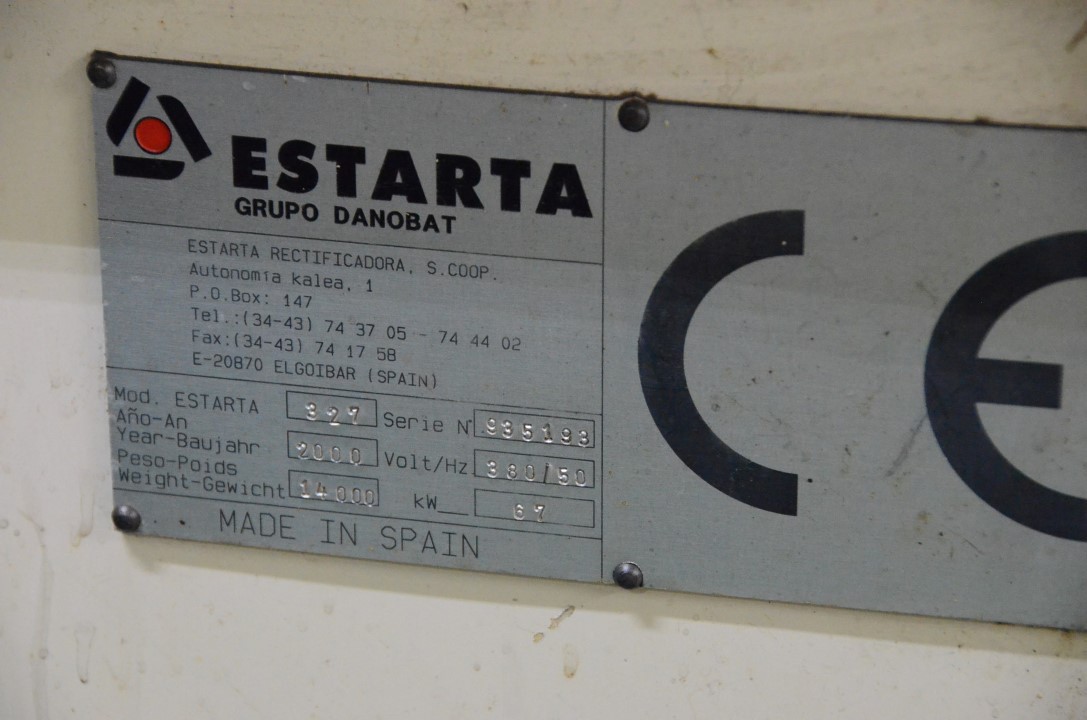 Usado 2000 ESTARTA 327 CNC Rectificadoras sin centros #4435