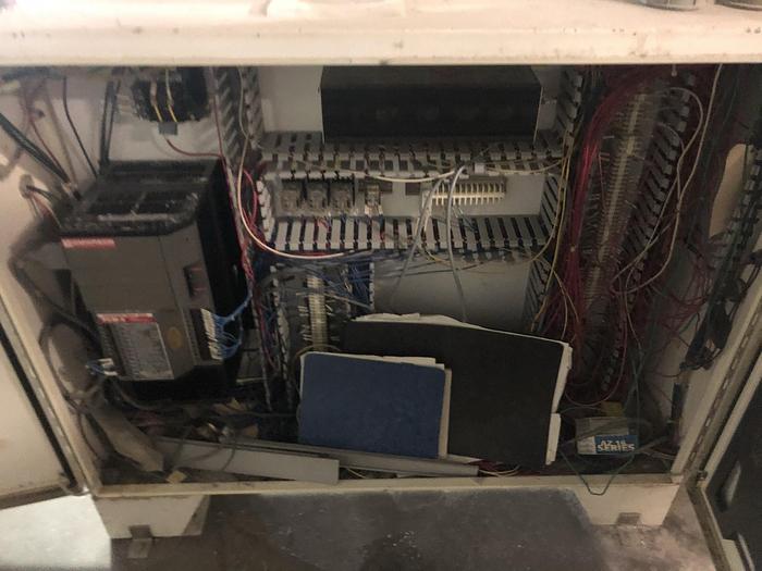 Used PCMC ELECTRONIC CORE WINDER EMC-14 WITH RONCO UNWIND FOR TISSUE TOWEL CORES