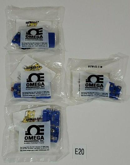 *NEW* MIXED LOT OMEGA (3) OSTW-CC-T-F & (1) OSTW-CC-T-M THERMOCOUPLE CONNECTORS