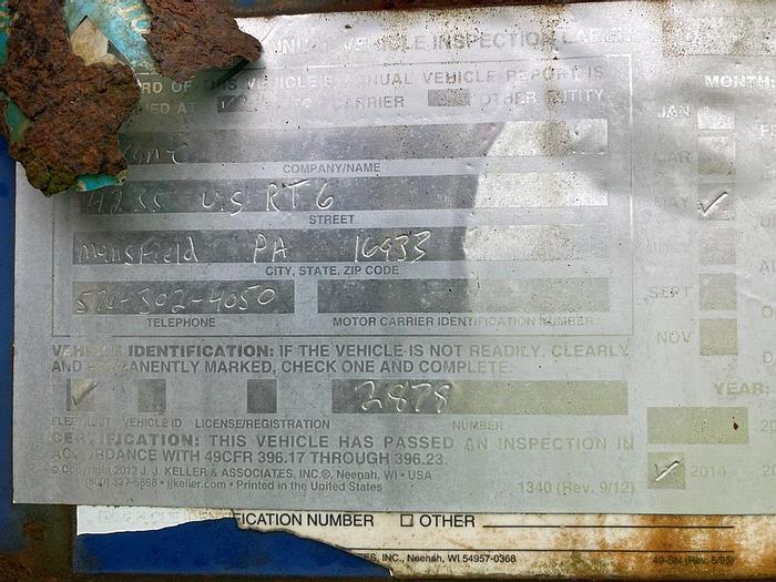 Used 2001 Fontaine HFTW-5-1004-5FK Trailer