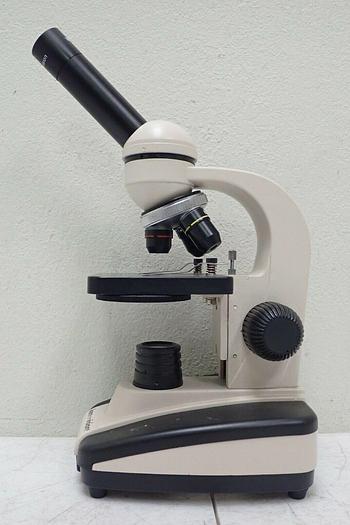 Used Ken-A-Vision Model T-1201C Monocular Microscope w/ 3 Objectives 4x, 10x, 40x