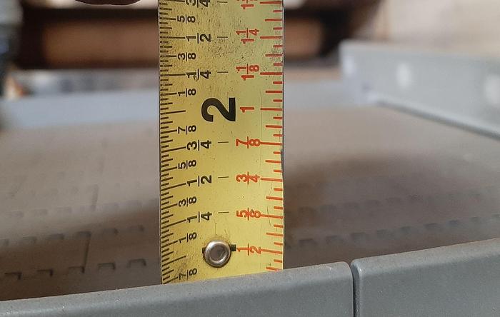 Used Conveyor, Belt, 12" X 9', Plastic, Incline, Dynamic, Cleated #S743651