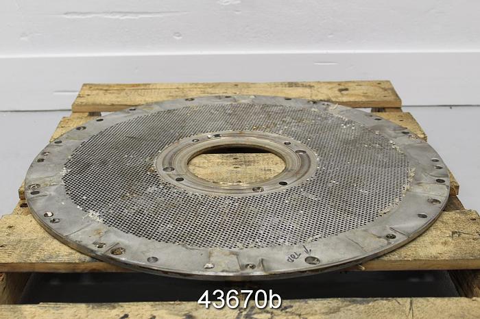 Used Impco-Escher Wyss F-1 Horizontal Pressure Screen Extraction Plate #43670