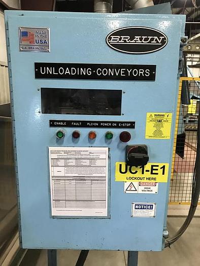 Used 2003 BRAUN DRYER UNLOAD CONVEYOR