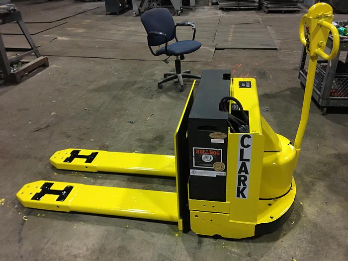 Used CLARK ELECTRIC PALLET JACK MODEL P40C W/ CHARGER 4,000 LB.