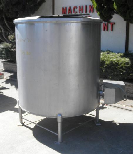 Used Tank, 565 Gallon, S/st, Agit, OT/DB, S741954 #S741954