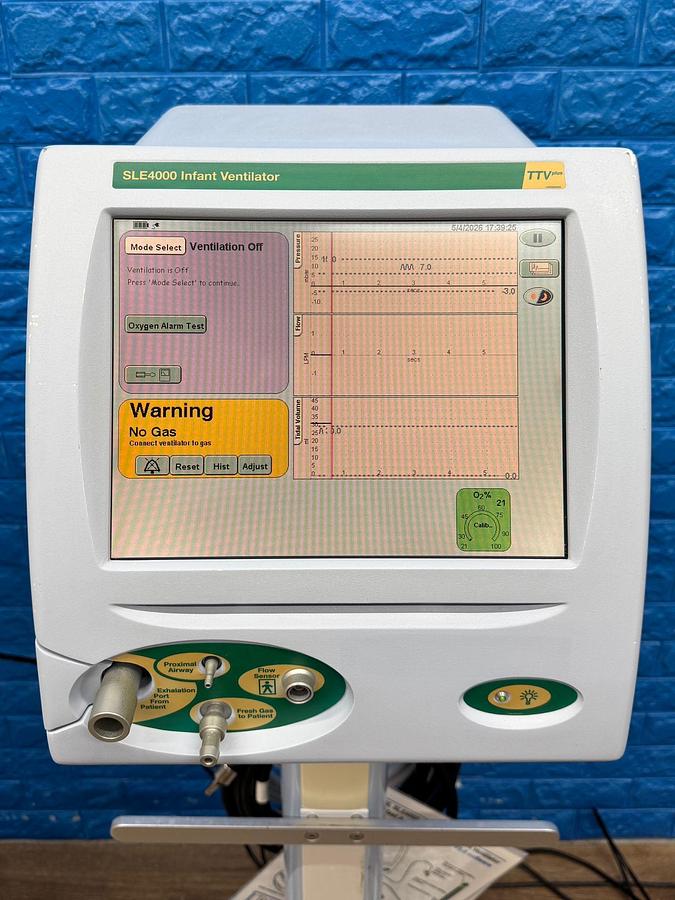 Used SLE 4000 Infant Ventilator  YOM: 2013 SN: 42715 YOM: 2013 SN: 42714  YOM: 2017 SN: 43488-R1-XE