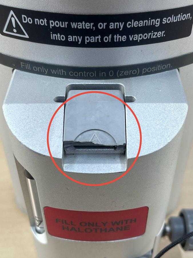 Used Penlon Sigma Delta Halothane Vaporiser