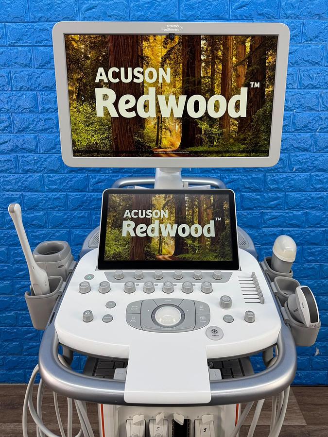 Used Siemens Acuson Redwood Diagnostic Ultrasound REF: 11503314 YOM: 2022 Probes 9C3 YOM: 2025 7VC2 YOM: 2021 9EC4 YOM: 2022