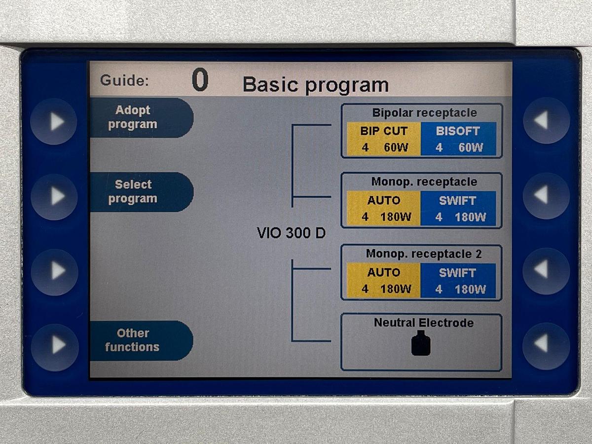 Used Erbe VIO 300D Includes Foot Switch, Erbe IES 2 Pump and ERBE user manual