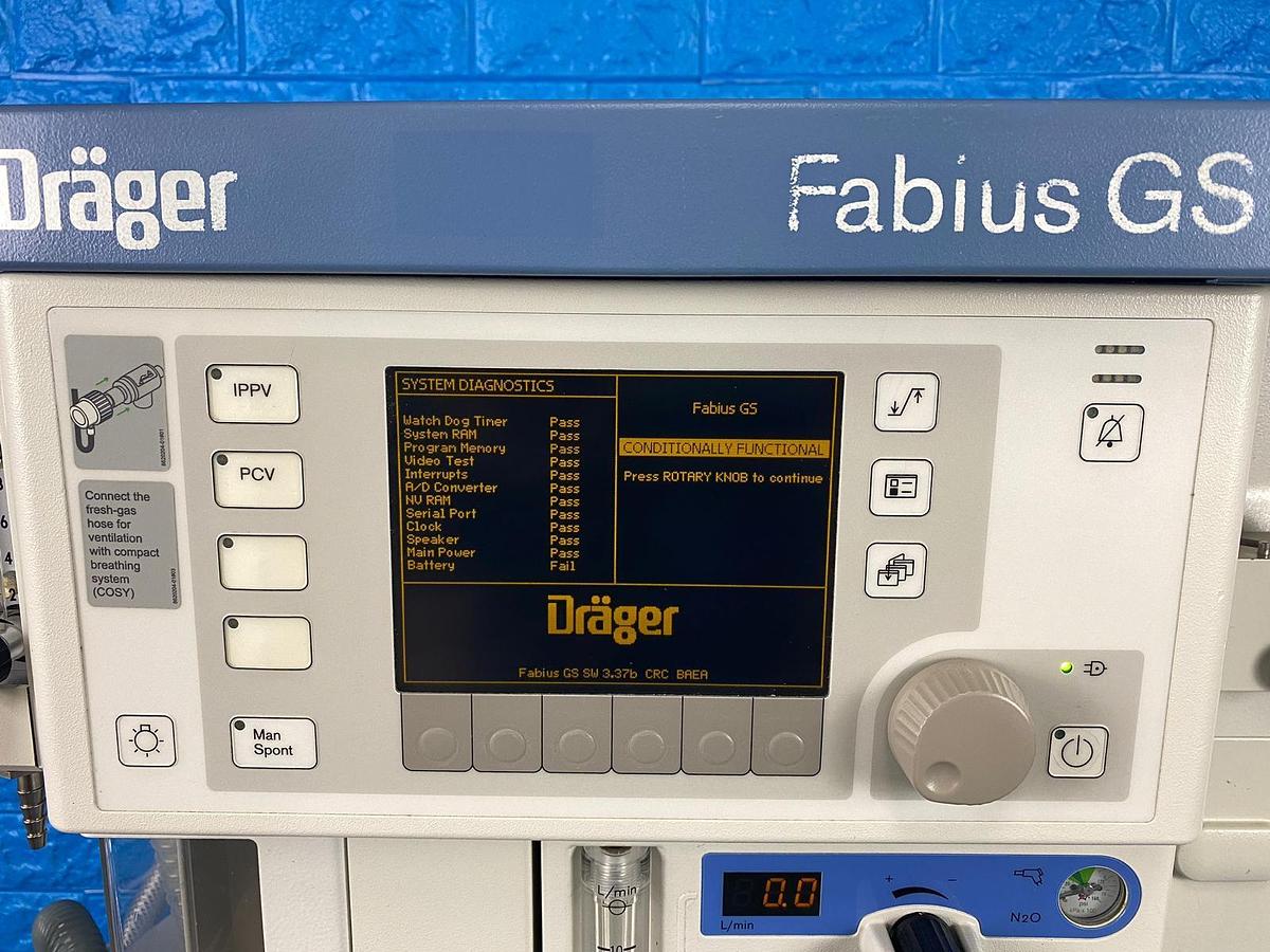 Used Dräger Fabius GS YOM: 2005