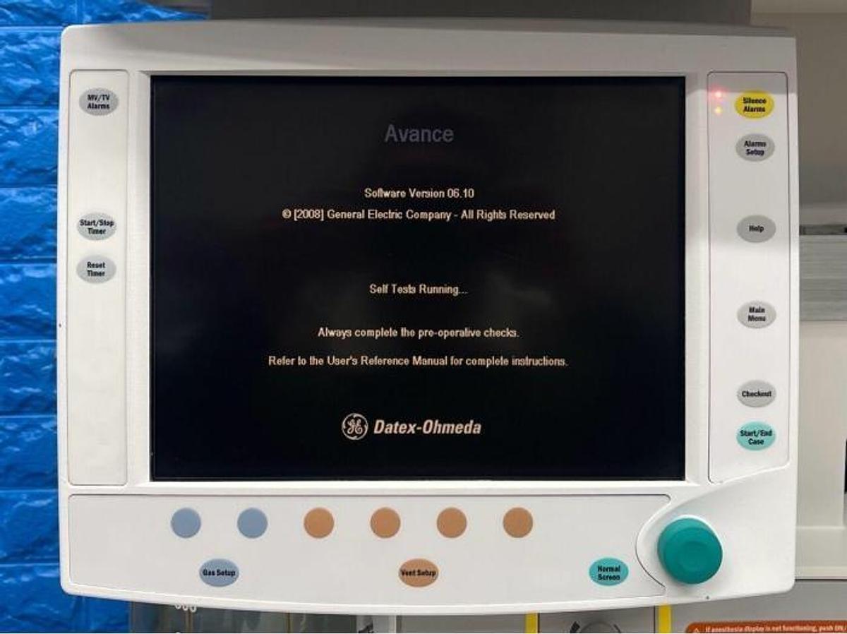 Used 2008 - DATEX-OHMEDA Avance S/5
