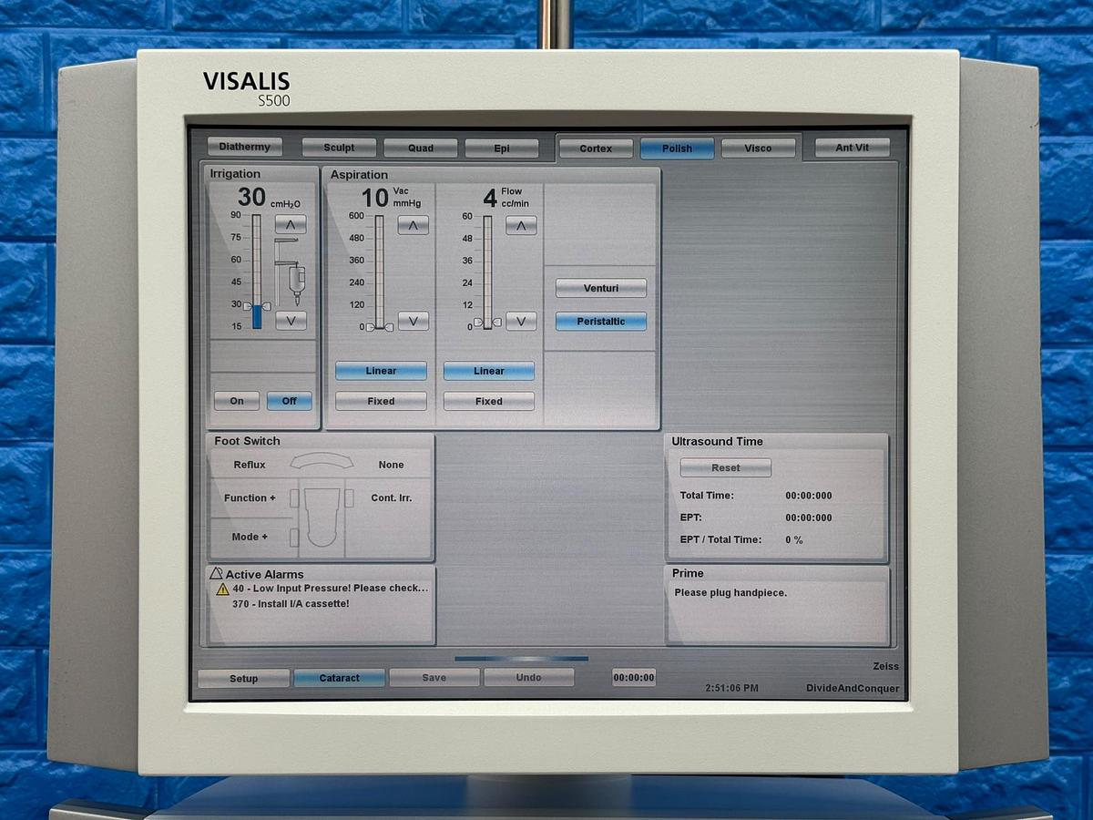 Used CARL ZEISS Visalia S500 REF: 640420 with 3 Hand Pieces YOM: 2013