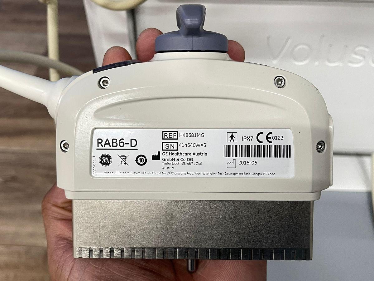 Used GE Datex Ohmeda Voluson E6 Ultrasound YOM: 2015 Probes RAB6-D YOM: 2015 IC5-9-D YOM: 2015