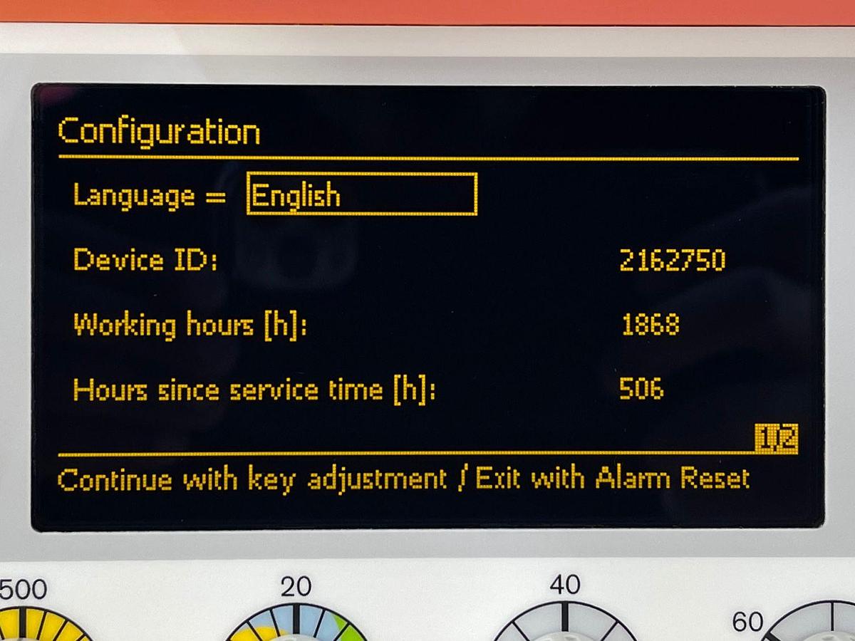 Used Dräger Oxylog 3000 Plus YOM: 2019