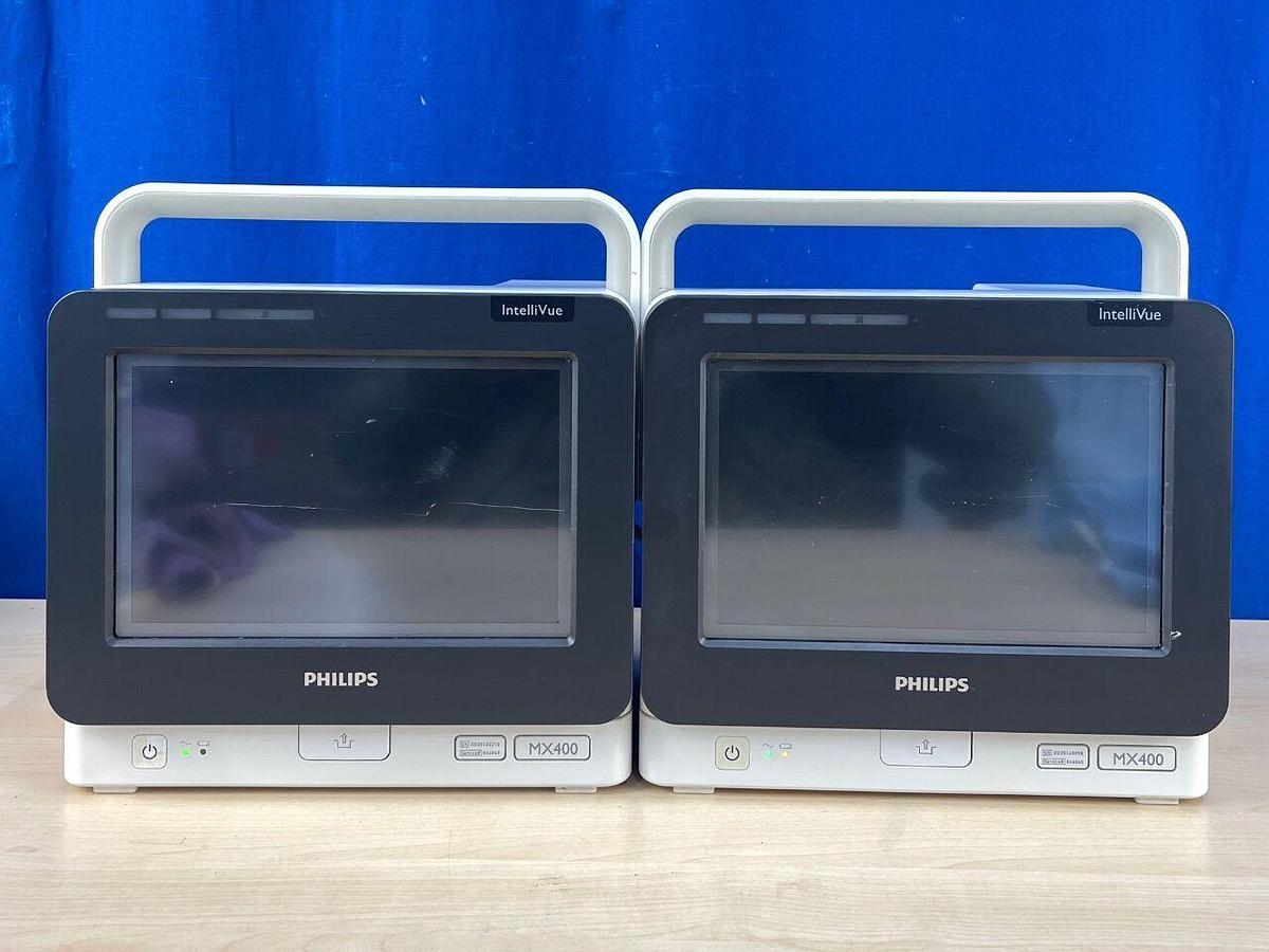 Used PHILIPS 2x Patient Monitor IntelliVue MX 400 YOM