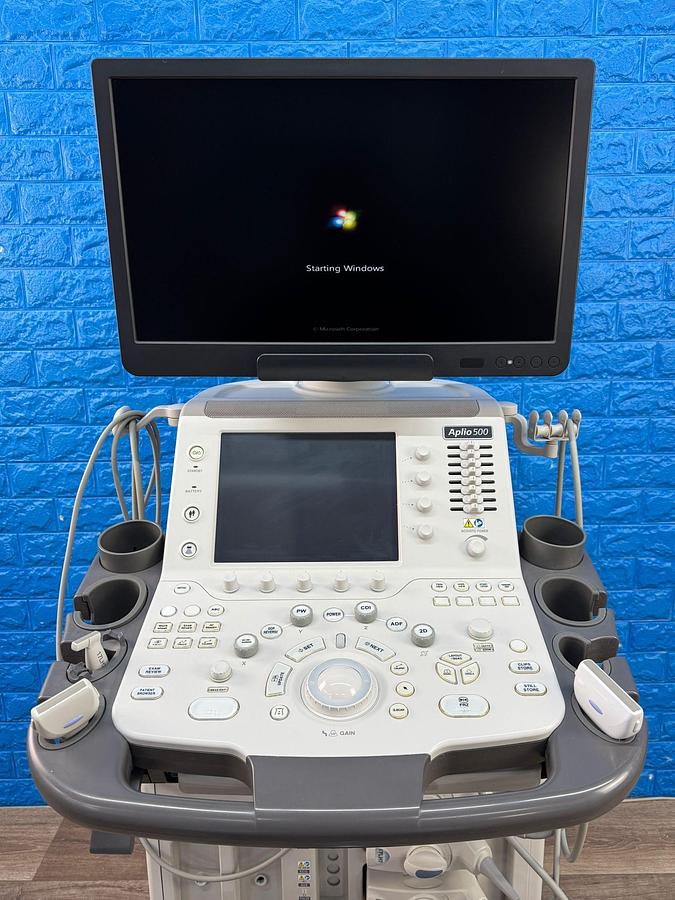 Used Toshiba Aplio 500 Ultrasound with 3x probes YOM: 2019