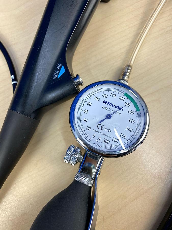 Used Olympus scope Mode: GIF-N180