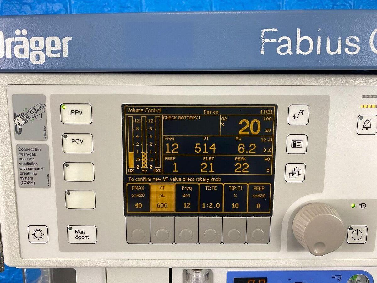 Used Dräger Fabius GS YOM: 2005