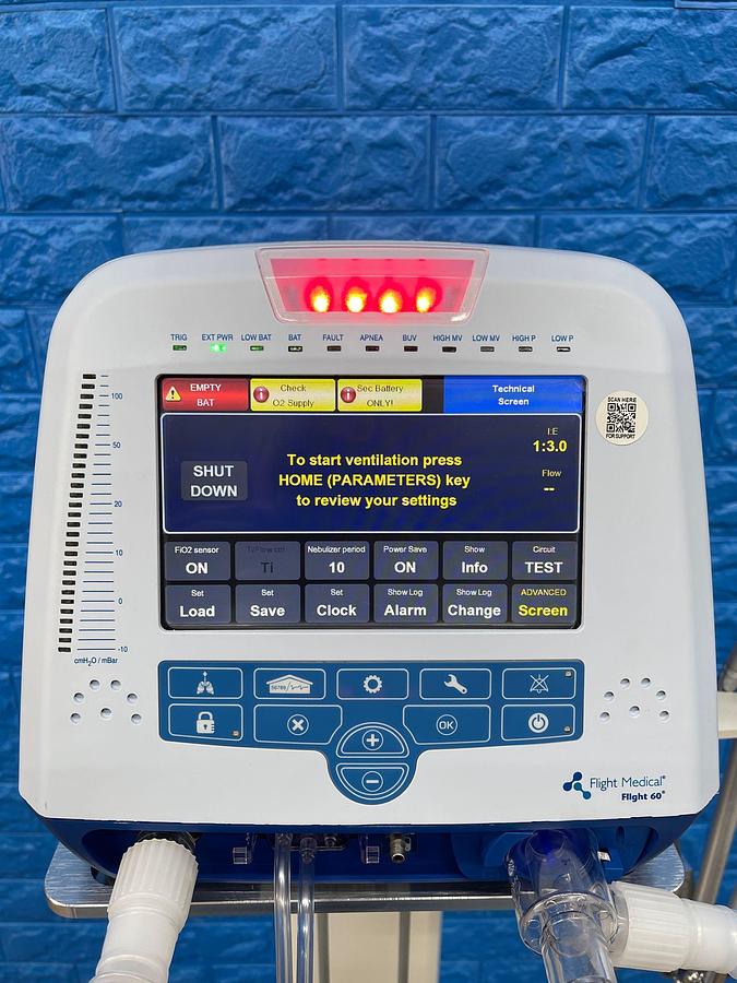 Used FLIGHT MEDICAL Flight 60 Ventilator