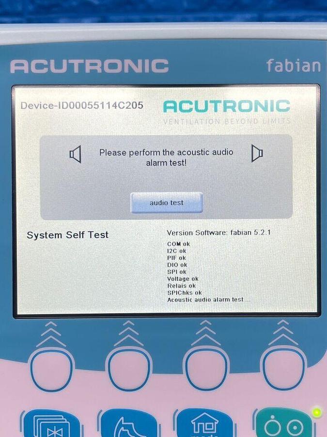 Used ACUTRONIC Fabian Therapy Evolution YOM