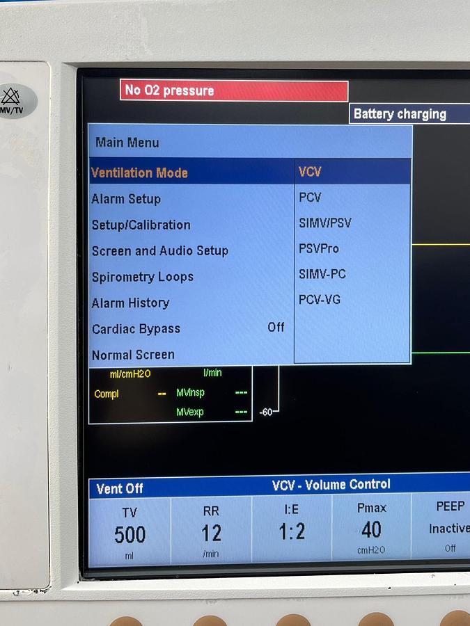 Used GE Datex Ohmeda Aespire View Anesthesia Machine YOM: 2015
