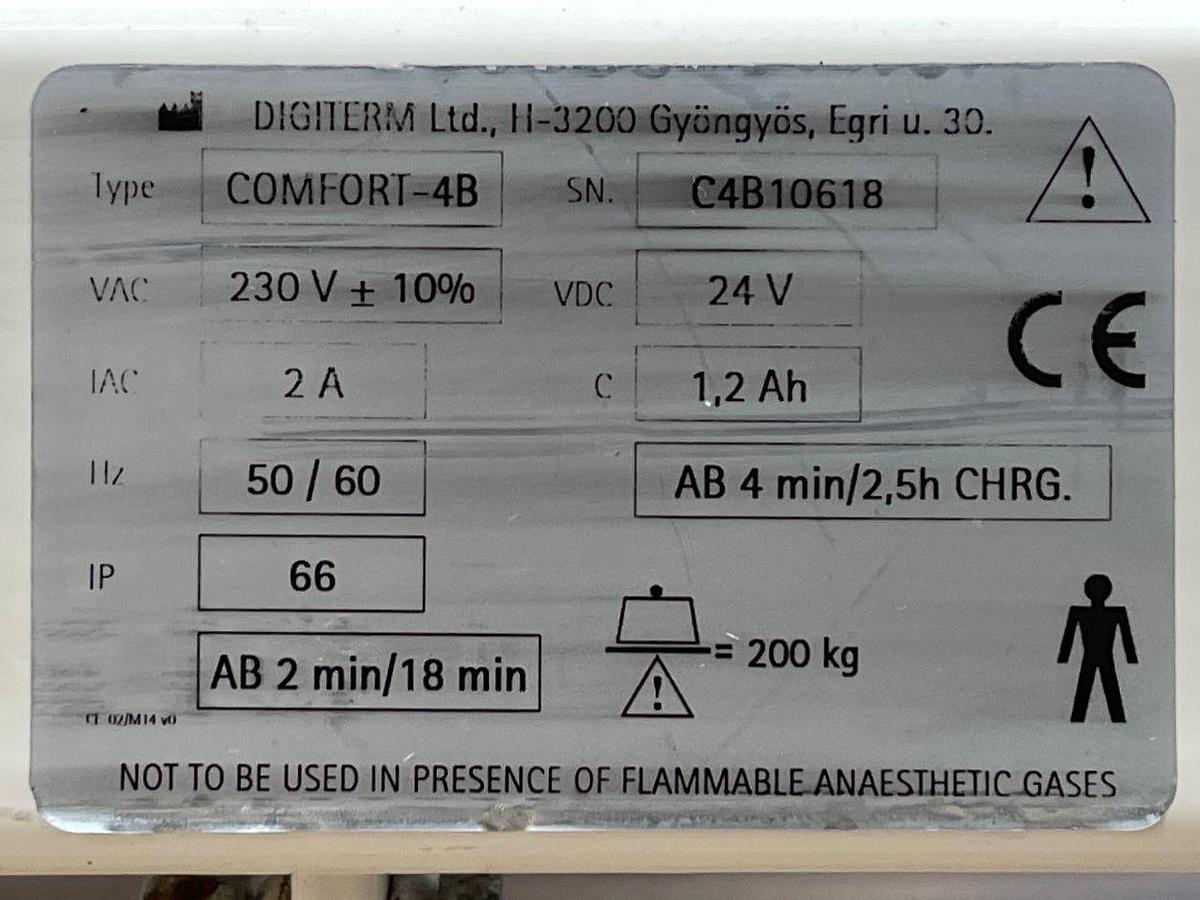 Used Digiterm Comfort-4B Dialysis chair with remote 