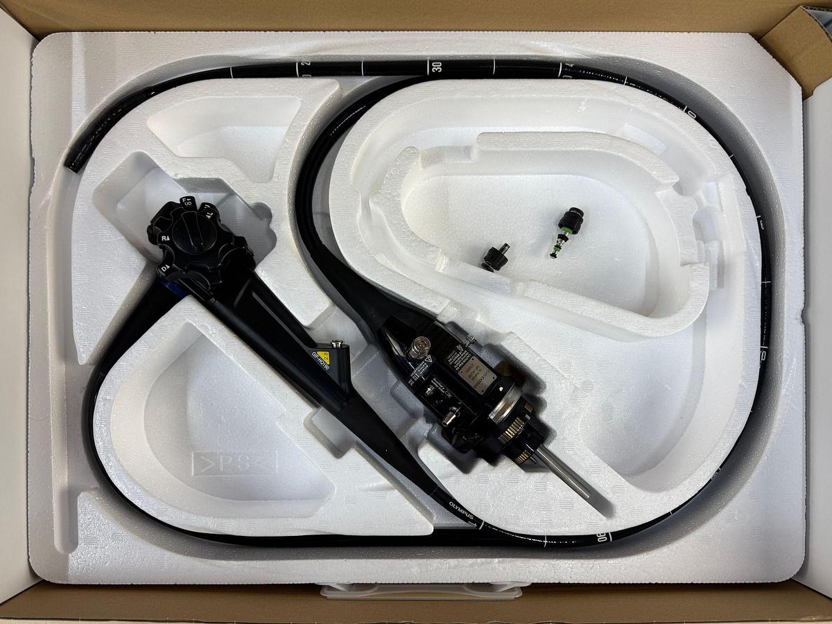 Used Olympus Evis X1 CV-1500 Endoscopy with Gastro GIF-HQ190 / Colono CF-HQ190L Includes: Olympus Evis X1 CV-1500 Processor Olympus MAJ-1921 Keyboard Olympus OFP-2 Flushing Pump Olympus UCR Gas Insufflator with hose Olympus MAJ-901 Water Bottle Olympus GIF-HQ190 Gastroscope with case and Air/Water/Suction valve Olympus CF-HQ190L Long Colonoscope with case and Air/Water/Suction valve