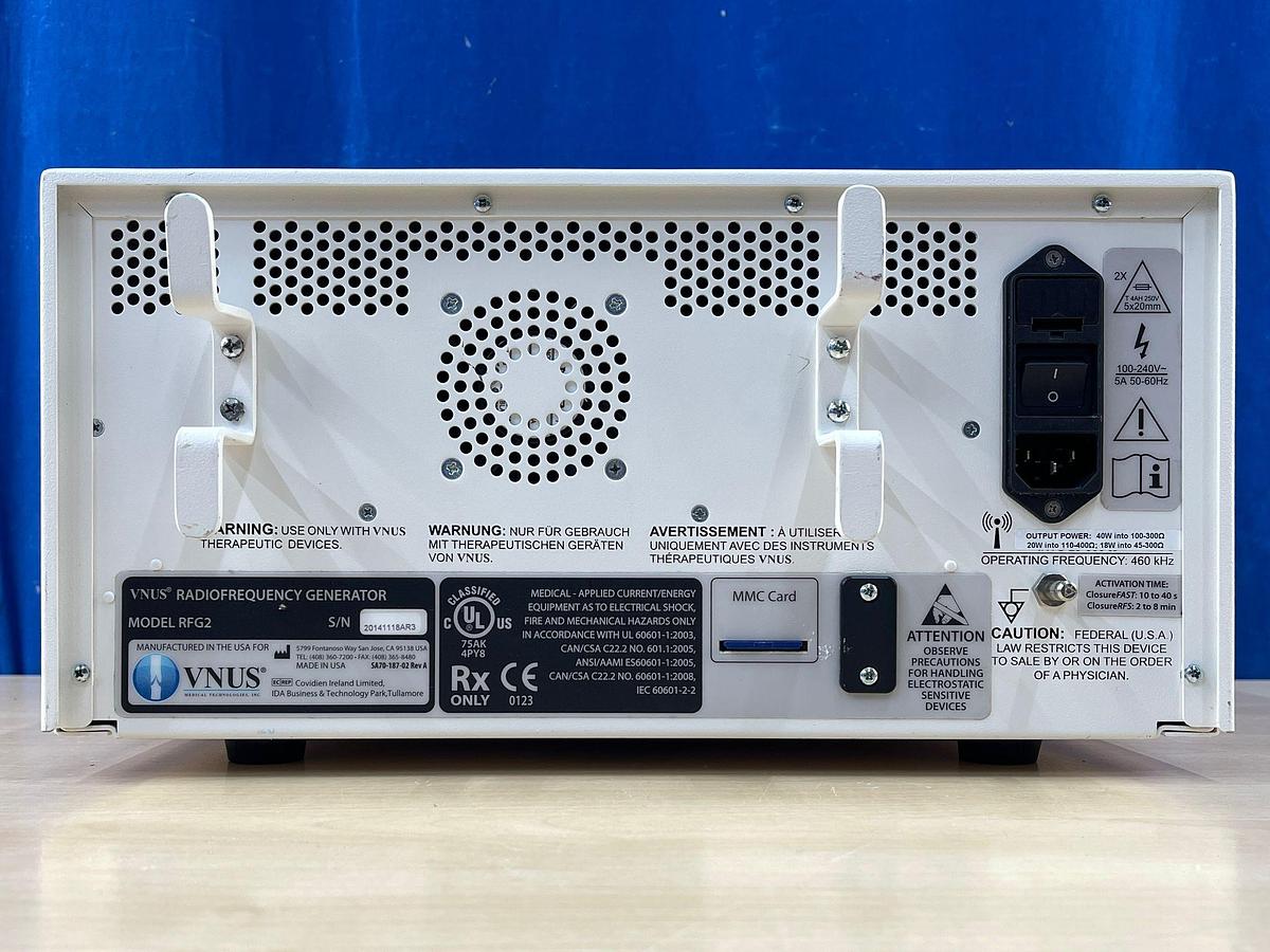 Used Covidien Valleylab VNUS RFG2 