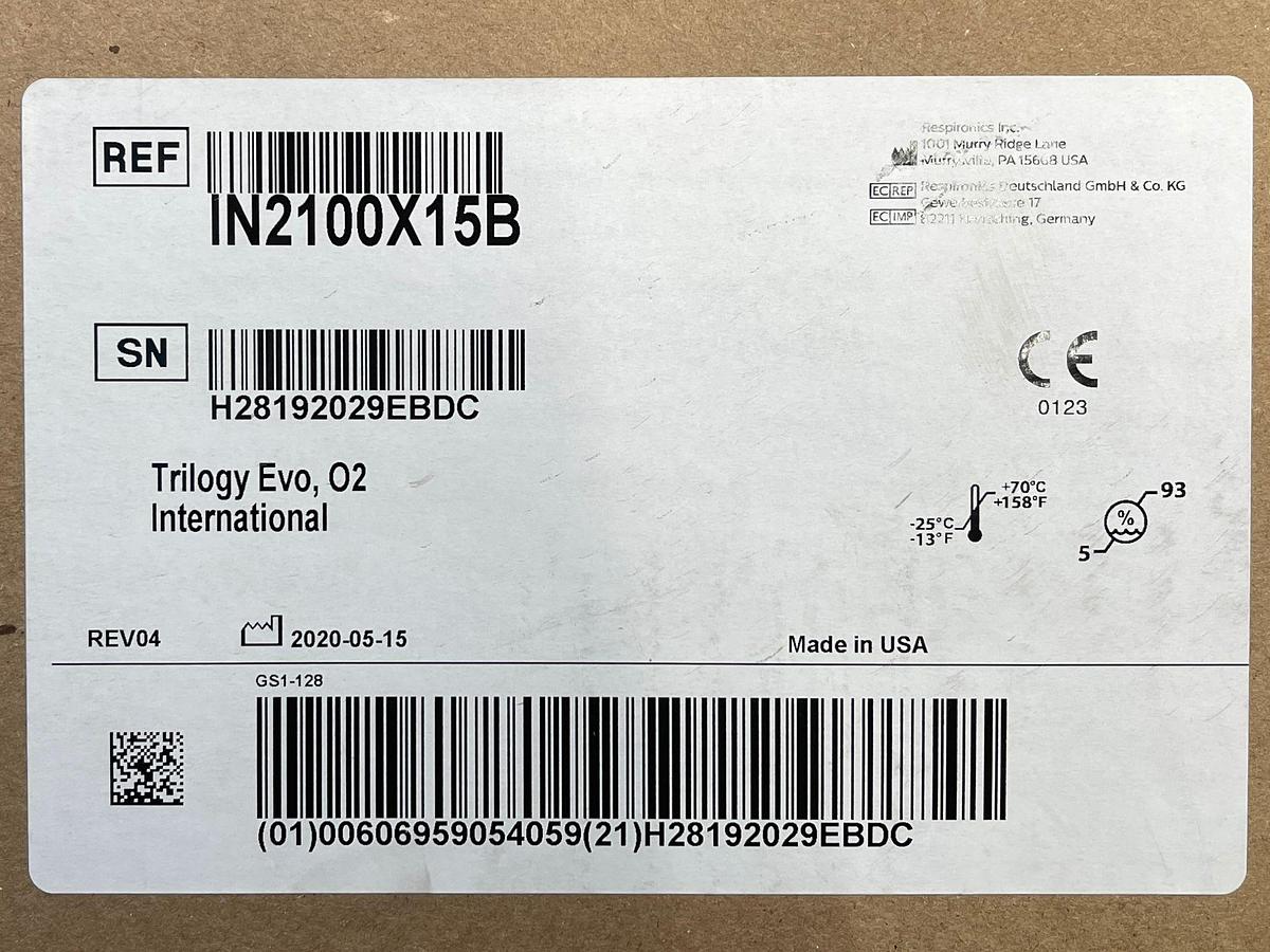 Philips Trilogy Evo YOM: 2020