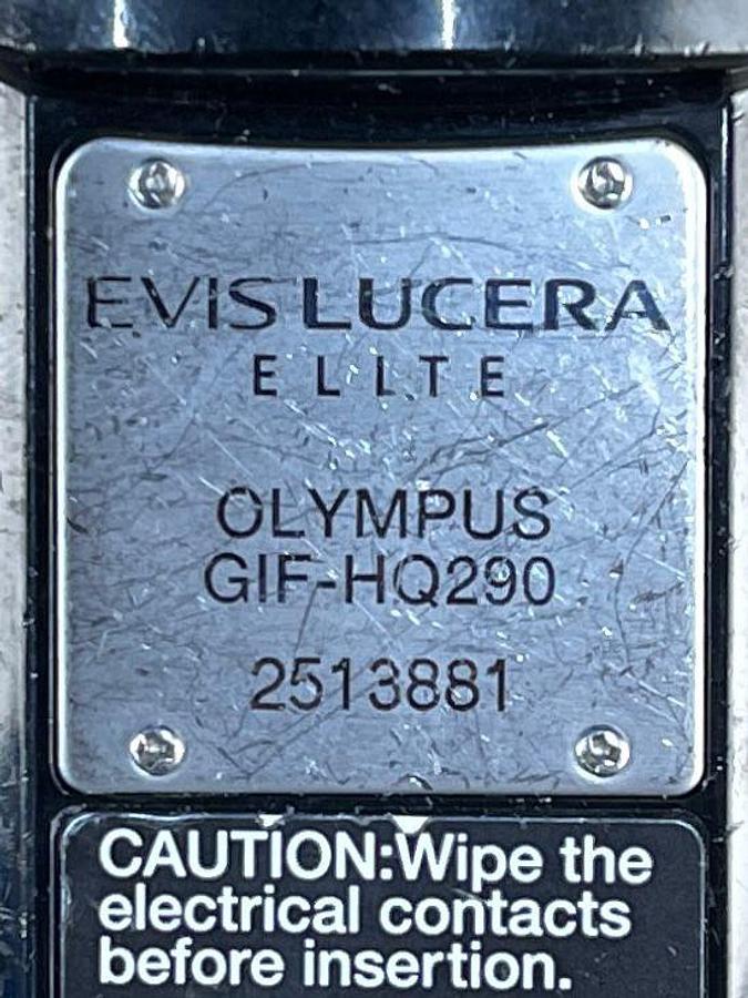 Used Olympus scope Model: GIF-HQ290