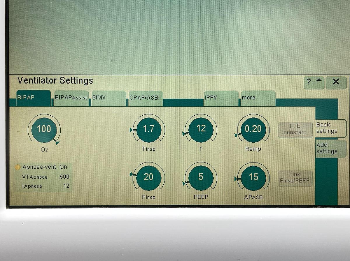 Used 9X Dräger Evita XL Ventilator