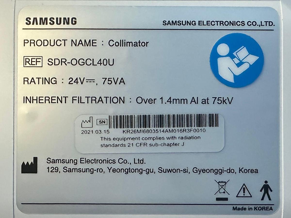 Used Samsung GM 85 Portable Mobile X-RAY YOM: 2021 