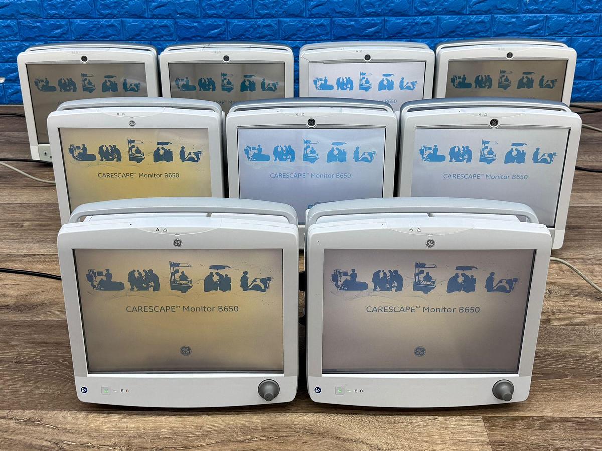Used GE B 650 Patient Monitor Critical Care