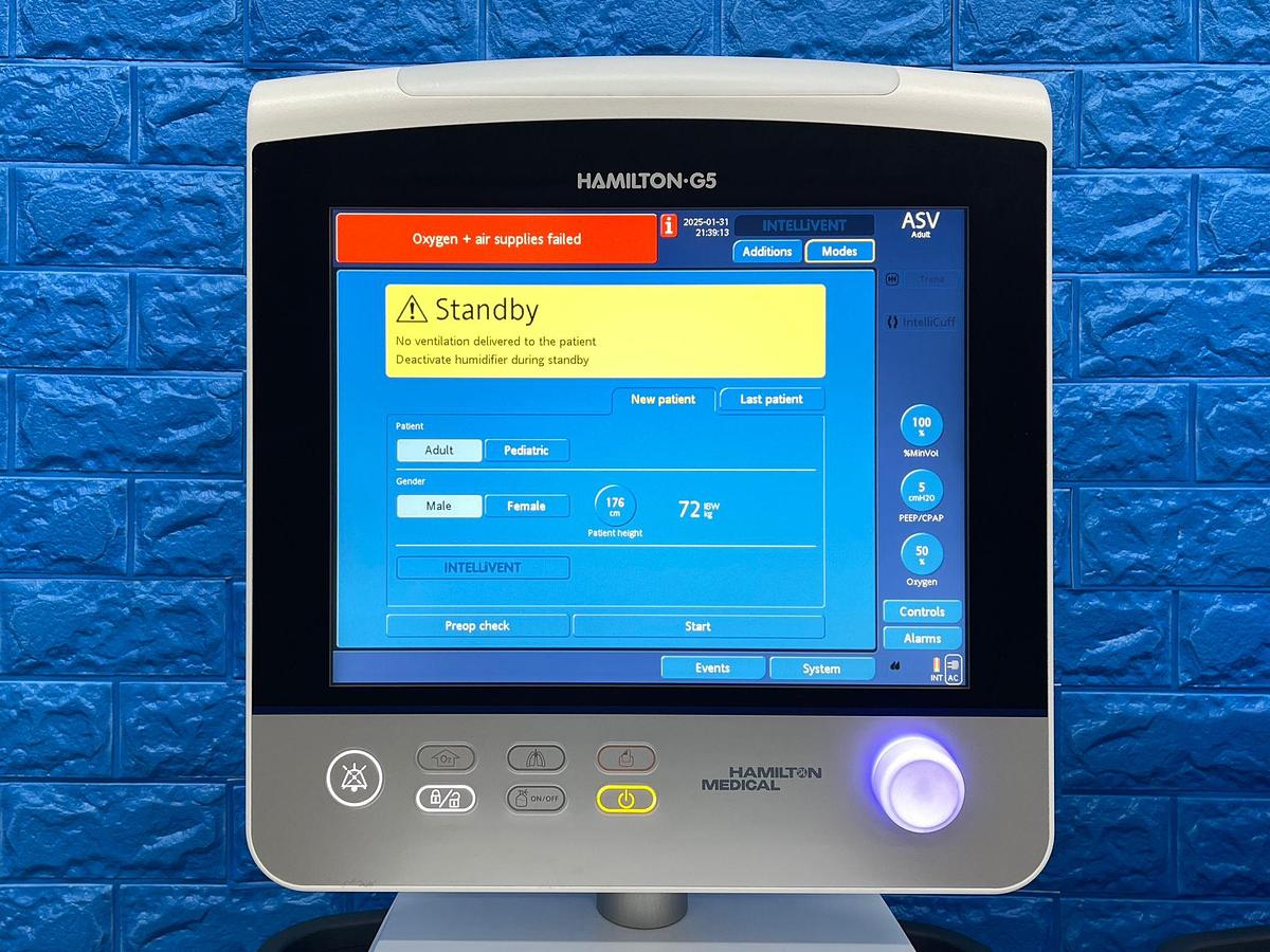 Used Hamilton G5 Ventilator YOM: 2020, YOM: 2020