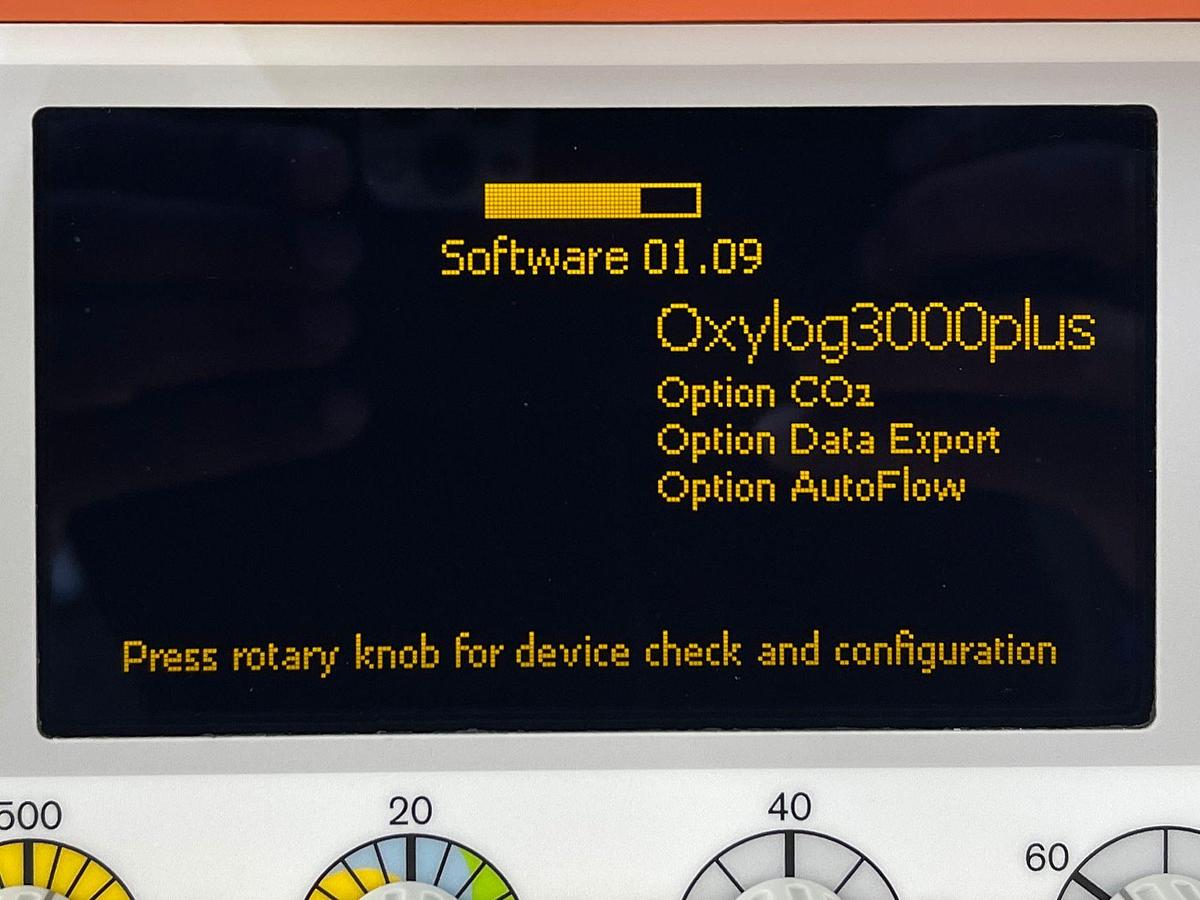 Used Dräger Oxylog 3000 Plus YOM: 2019 Brand New Battery