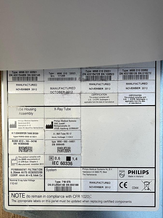 Used  PHILIPS BV Endura C-Arm YOM: 2012
