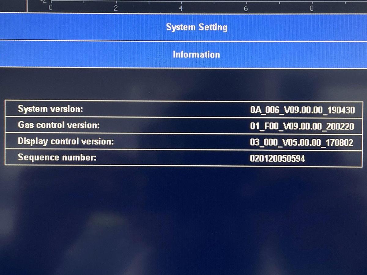Used PRUNUS Boaray 5000D Ventilator, YOM: 2020 Including Fisher & Paykel 850 Ventilator