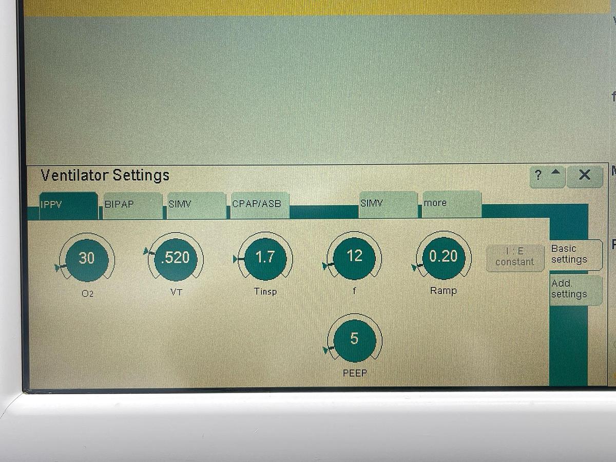 Used 9X Dräger Evita XL Ventilator