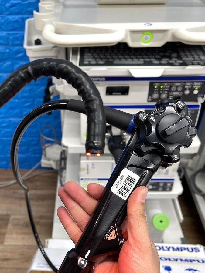 Used OLYMPUS CV-290 CLV-290 Complete Towers with 290 HD Gastro and 290 HD Long colonoscope Endoscopy Processor