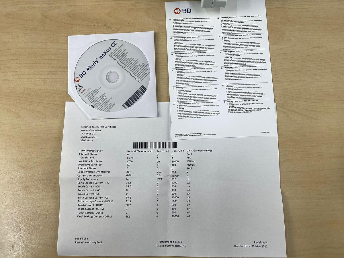 BD Alaris Nexus CC Syringe Pump REF: CCneXus1-S YOM: 2022 (Brand New)