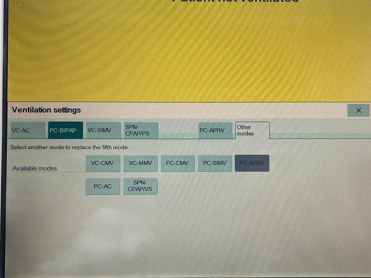 Used Dräger V500 Ventilator, YOM: 2015