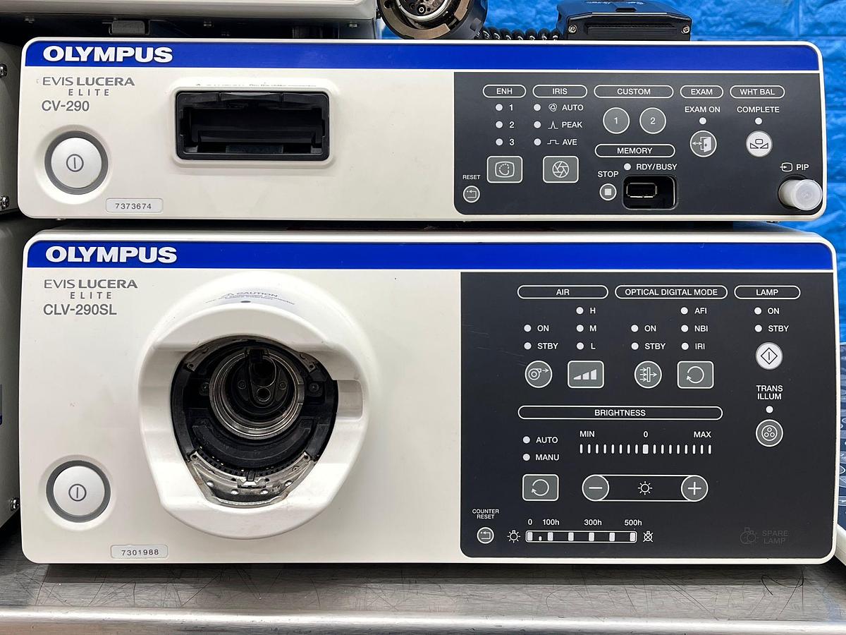 Used OLYMPUS Evis Lucera Elite CV-290 and CV290SL Evis Lucera Elite CV290 and CV290SL