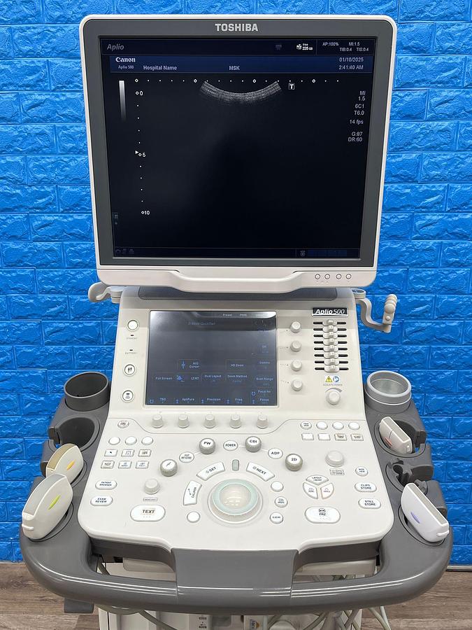 Used -Toshiba Ultrasound Aplio 500 YOM: 2015